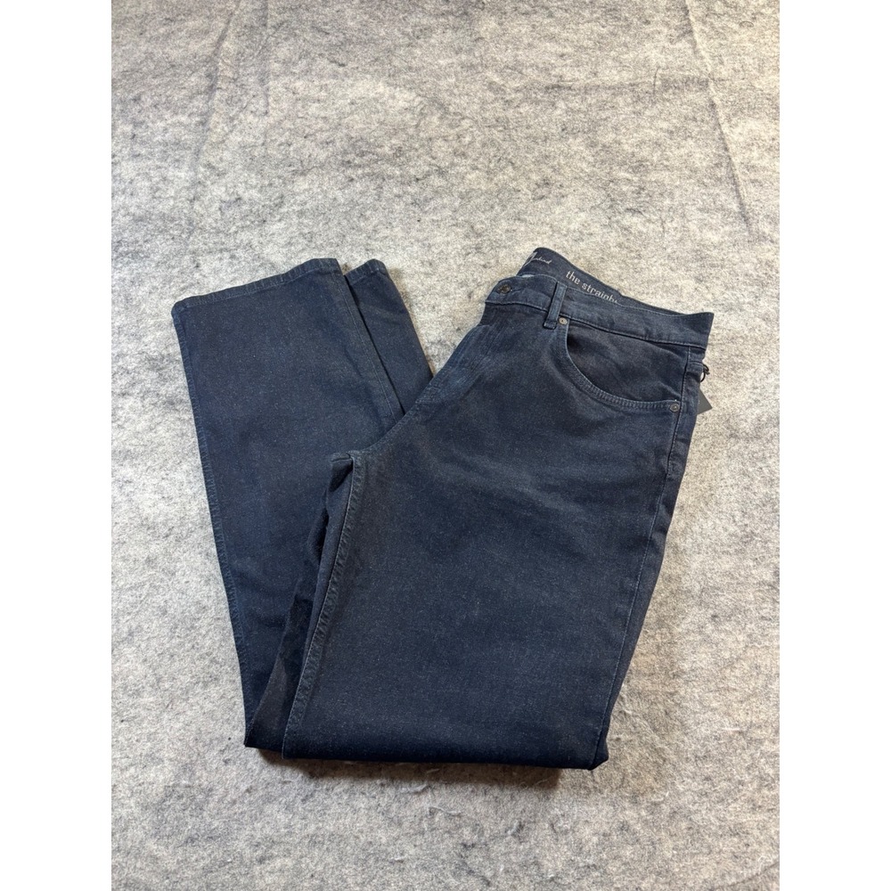 7 For All Mankind The Straight Basin Mens Jeans 38 Dark Indigo NWT